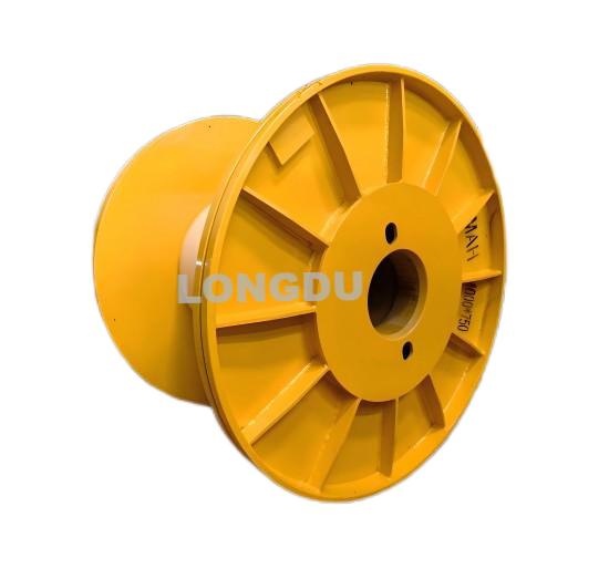 Steel wire rope reel