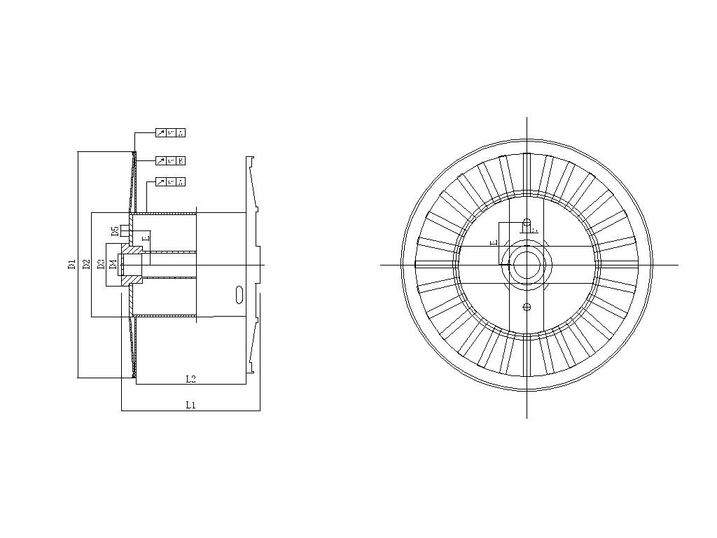 Wholesale Customized Steel corrugated Spool Bobbin Reel Drum China