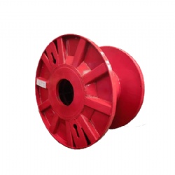 Heavy duty steel wire spool